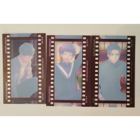 A3! Spring Summer Winter Troupe Kumon Hyodo, Chikage Utsuki, Guy Film Strip Card - Picture 5 of 5